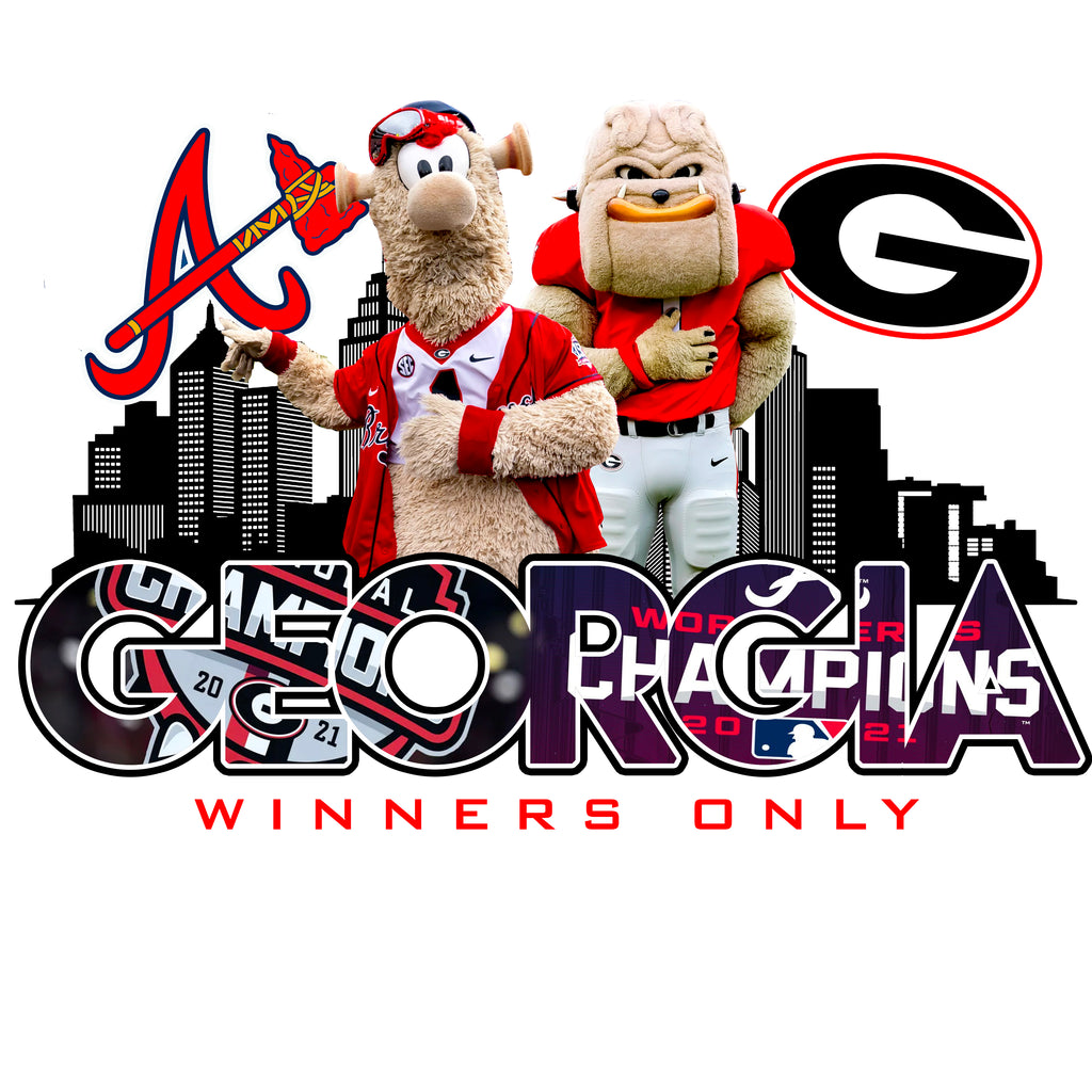 GA Nation UGA Braves Winners Only (png) Use with SUBLIMATION too - INSTANT DOWNLOAD