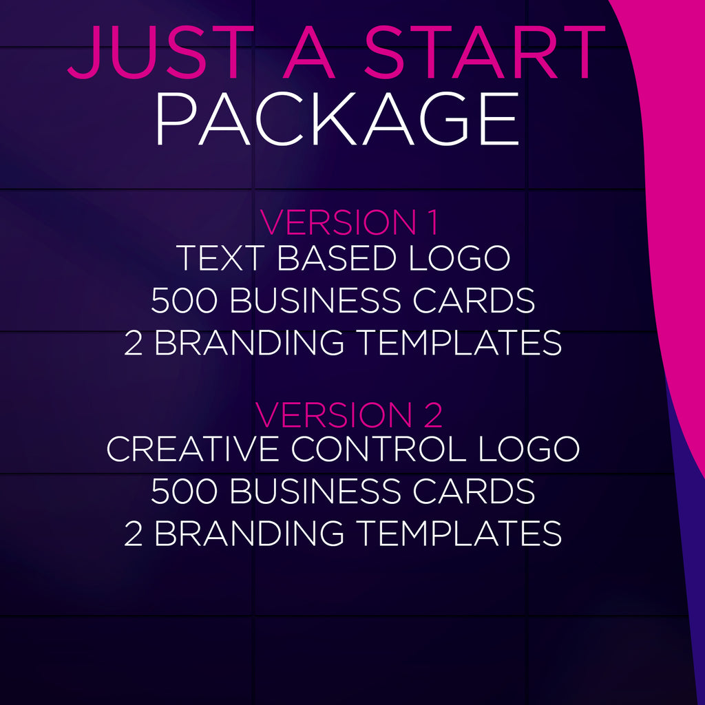 Just a Start - Branding Package