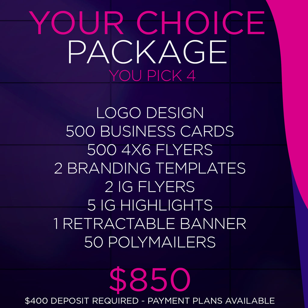 Your Choice Pick 4 - Branding Package